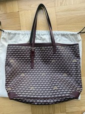 FAURE LE PAGE Tote Bag Daily Battle 37 Burgundy Leather Canvas picture