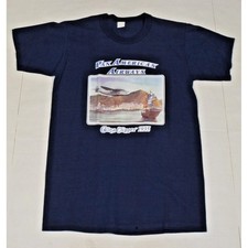 Vintage T-Shirt 70s Pan Am Air China Clipper Single Stitch Size XS/S Sportswear picture