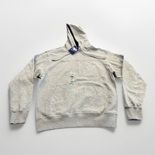 Champion Mens Oxford Gray Powerblend Graphic Hooded Sweatshirt Size M NWT $55 picture