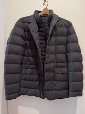 Herno men’s 2in1 Lightweight Down Blazer quilted jacket Dark Grey Size 50=L picture