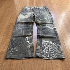 Roberto Cavalli AW2003 Zodiac Astrology Imperial Olive Pants (M-L) picture