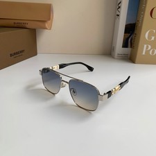 Burberry Men's Sunglasses BE3159 (Square Double-Bridge Aviator Series) – Size 58 picture