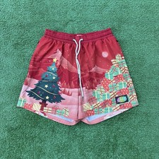 Slunks Men’s Volleyball Rare Christmas Exclusive Hybrid Beach Boardshorts Sz S picture