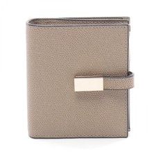 Valextra Iside Bi-fold wallet purse SGNL0039028LOCPS99MO leather Beige NEW Women picture