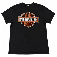 Kid Rock Bad Reputation Tour 2022 Black Concert Tee Medium Double Sided picture