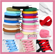Flat Shoelaces 1 Pair Replacement Shoe Laces Sneakers Casual Athletic Shoes picture