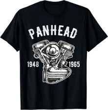 NEW LIMITED Panhead Engine 1948 1965 Motorcycles Old School Choppers T-Shirt picture