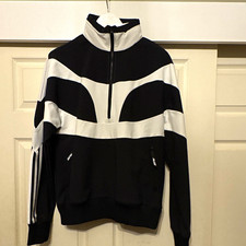 Adidas x Palace Men’s S Black/White Colorblock 1/2 Zip Track Jacket AC2692 picture