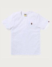 BAPE BABY MILO ONE POINT TEE LADIES White 2L80-210-010 Womens S T-Shirt New picture