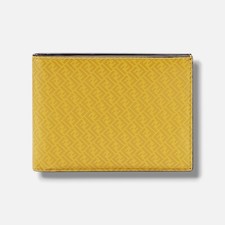 Fendi Mens Yellow FF Leather American Billfold Wallet picture
