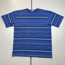Rare VTG 80s 90s McIntosh & Seymour Striped Surfer Shirt Stussy Tom Tom Large picture
