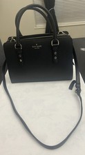 kate spade new york Medium Satchel Black Zip, Detachable Strap, Lined Pockets picture