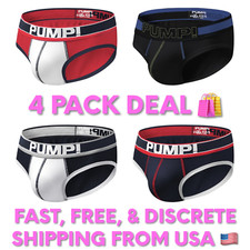 PUMP Briefs Men's Sexy MESH Underwear - FAST/FREE USA SHIPPING picture