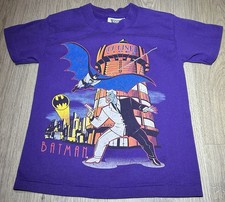Rare Vintage 90’s DC Batman And Two Face Youth T Shirt picture