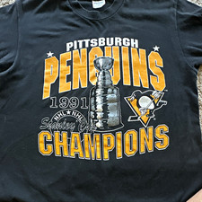 Fruit of the Loom Pittsburgh Penguins 1991 Stanley Cup Champs Men’s Large picture