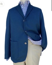 Ramblers Way Rivington jacket Wool Midnight Blue XL Extra Large American Made picture