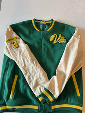 Pokémon Center Pokemon Varsity Jacket Colorblock Embroidered Snap Pockets L picture