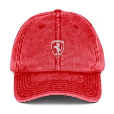 Charles Leclerc #16 F1 2026 Faded Red Cap Fan Inspired Ferrari Scuderia Hat Gift picture