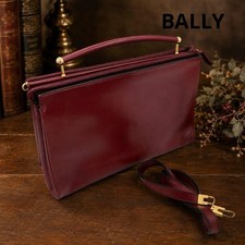 BALLY Vintage Shoulder Bag Made in France 2 Layers One Handle 1a picture