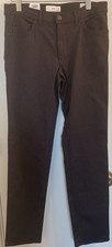 $198 NWT Men's 32/34 Brax Cooper Fancy Woo Look Digital Printed Pants Dark Burg picture