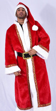 Adult Santa Claus Costume, Santa's Luxurious Loungewear, One Size picture