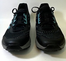 adidas Terrex women Trail Running Sneakers Black Gray Blue Lace Up Low Top sz11 picture