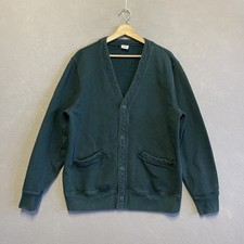 J.Crew Sportswear Heritage Mens Green Reimagined Button-Up Cardigan Sweater L picture