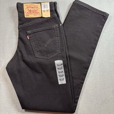 Vintage Levi’s 550 Black Jeans Made In USA Men's 29x34 Deadstock NWT Y2K 2000s picture