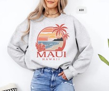 Maui Hawaii Unisex Crewneck Sweatshirt picture