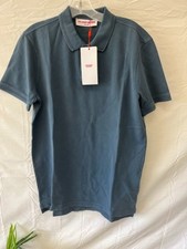 NWT Orlebar Brown Jarrett GD Men’s Luxury Polo Shirt Blue Size L picture