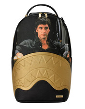 Sprayground Scarface My Place Backpack🔥New Black Bookbag School Travel Bag picture