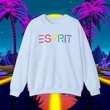Custom ESPRIT vintage 1980s sweatshirt PASTEL Unisex men women, sweater  picture