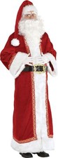Father Christmas Santa Suit Costume - Adult Standard Size, 1 Piece, Red/White picture