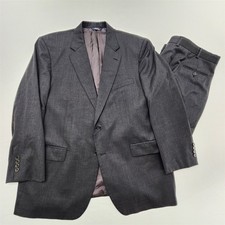 Brooks Brothers USA MADE 46R 41x28 Gray Trabaldo Tonga Wool Madison 2Pc Suit picture
