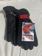 Vintage 90s NOS Marlboro Unlimited Gear Fleece Black Gloves with tags Sz S picture