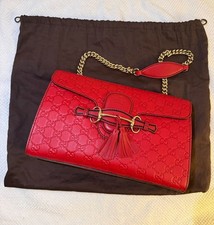 Gucci Emily Chain Flap Bag Microguccissima Leather Medium picture