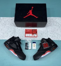 Air Jordan 5 Halloween Black Picante Red - Multiple Sizes | Brand New picture