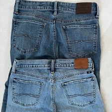 Lucky Brand Dark and Light Blue Cropped and Ankle Jeans picture
