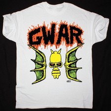 GWAR VINTAGE CONCERT Heavy Cotton White All Size T Shirt For Men EE37 picture