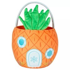 05081765 Spirit Halloween SpongeBob Pineapple Plush Treat Bucket 12 Inch picture