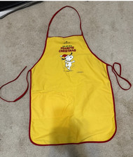 Vintage 2000s Hallmark Peanuts Christmas Joy Made In Usa Apron picture