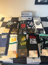 50 pair bulk VANS Crew Socks Size M (6.5-9) New with Tags picture