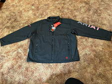 Ariat Men's CAT 3 FR Team Logo Softshell Jacket Black M Wind/Water Resist picture