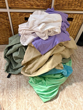Unisex Blank Cotton Shirt Lot 22 Solid Multicolor Everyday Tops picture
