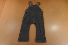 H&M Adorables Toddler Girl Size 3T Black Washed Overalls NWT picture
