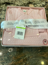 Little Me 3-piece girl's sweater gift set 3 months NWT and NIB $80 picture