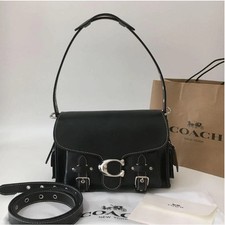 COACH Cargo Soft Tabby Leather Shoulder Maple CT721 Outlet NEW picture