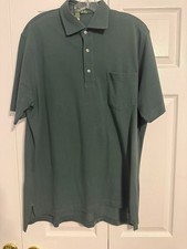 Sid Mashburn Polo Shirt Mens XL Dark Spruce Pique Green NWT $115 picture