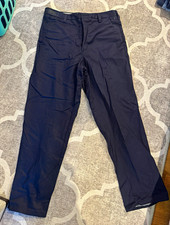Lot of 12 Steelguard FR Men’s Navy Work Pants 34x30 Straight Leg  UltraSoft picture