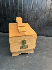 Vintage Griffin Shine Wooden Shoe Shine Box with brush and shoe horn  picture